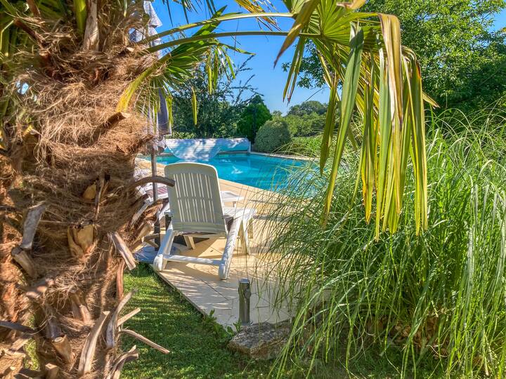 Gîte Charmante Avec Beau Jardin Et Piscine Privé - Monpazier