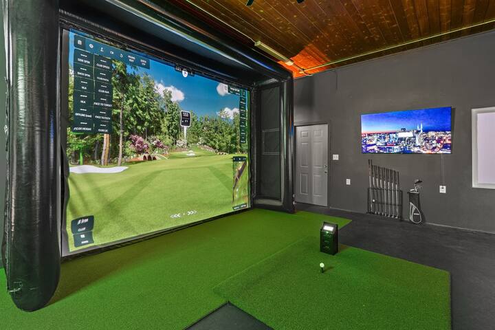 Modern East Nash Home w/ Golf Lounge & Patio gallery image 2