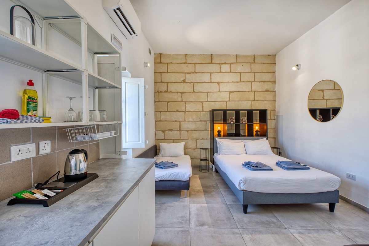 Stylish studio, balcony, roof terrace Goblu-5