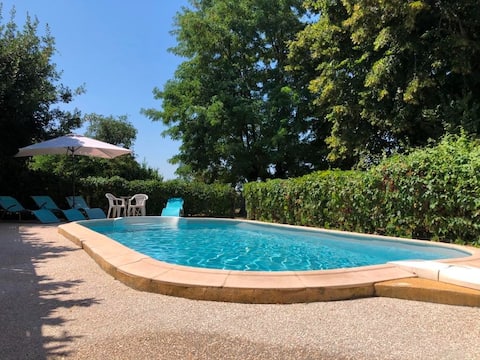 Cazal house, air-conditioned, swimming pool, close to Sarlat