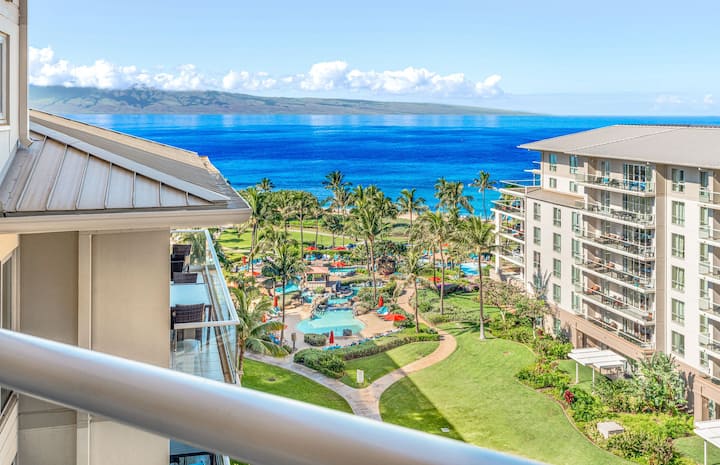 Maui Resort Rentals: Konea 919 @ Honua Kai - 2 Br Corner W / Dramatic 9th Floor Ocean Views! - Maui