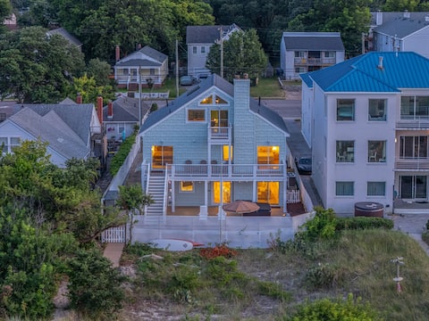 On Beach 3BD+Loft: Sauna|HotTub|Billard|FencedDeck
