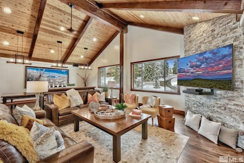 9BD Lake Tahoe Home Gameroom Hot tub Sauna lx33