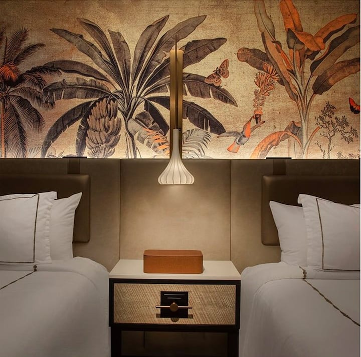 Bedroom. The exact unit will be assigned upon arrival. Views, colors, decor may vary