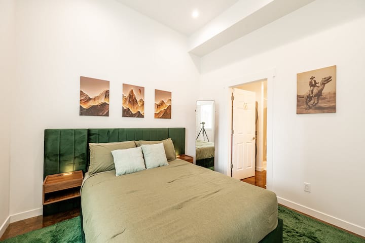 A calm, quiet room made for deep rest and slow mornings.