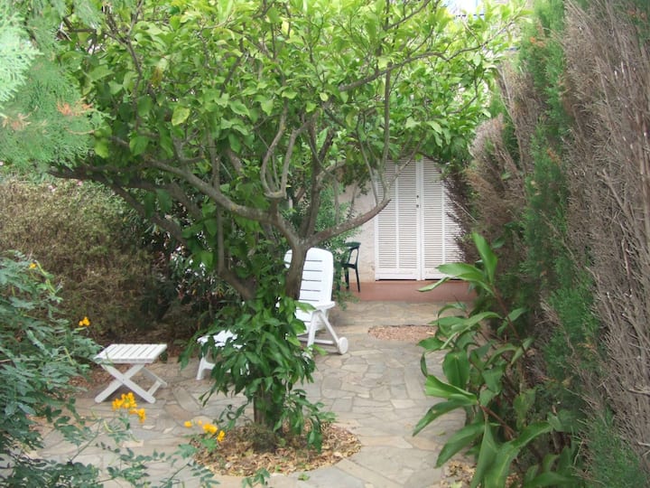 T3 Vue Jardin à Deux Pas Du Centre Du Village - Île de Porquerolles