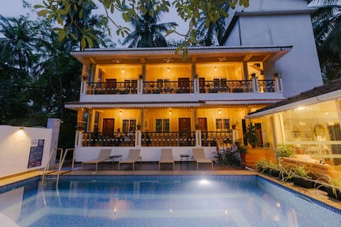 Azura Escape 8BR Pvt Pool | North Goa I Da Alohas