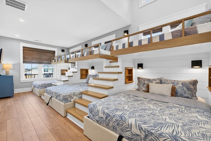 Habitación con literas: capacidad para 9 personas