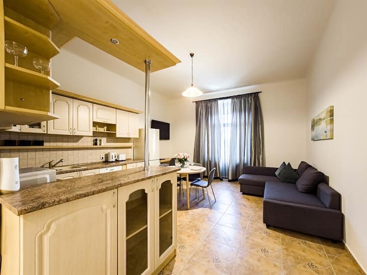 Quiet Central Station Apartment With Jacuzzi - Prague