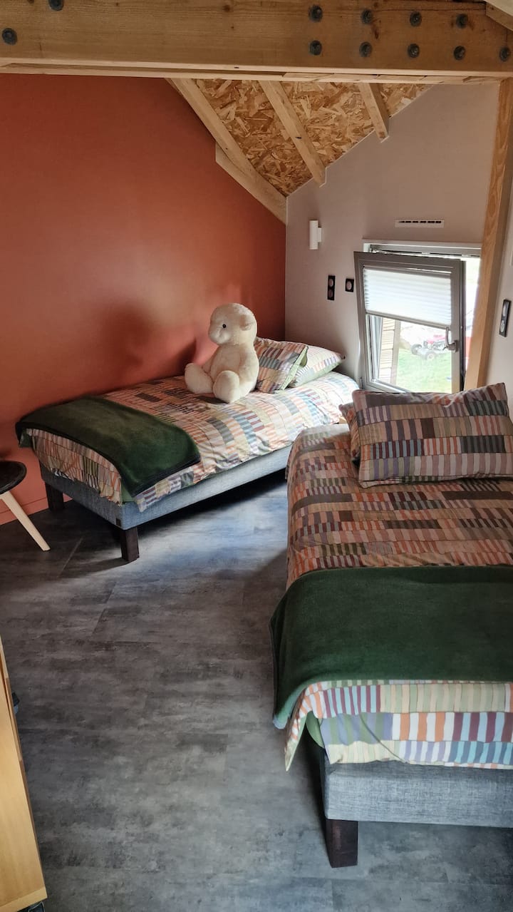 Dječja soba gite Vosges 2 single beds family