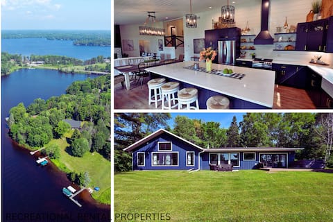 Namakagon Lakehouse | Private Dock | Hot Tub