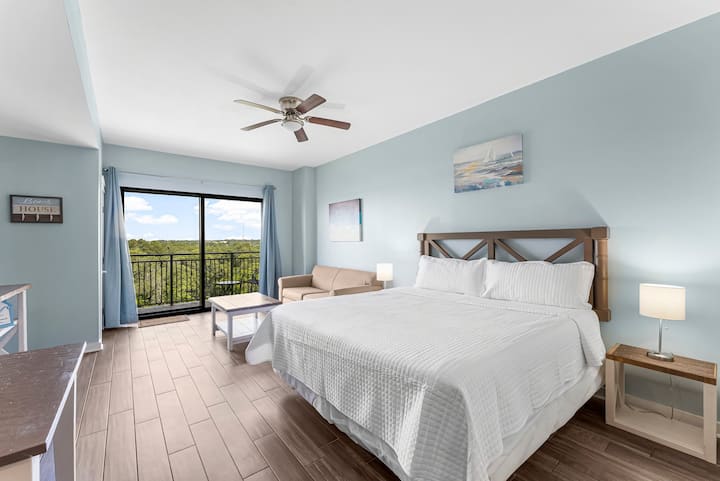 Origin 0613 - Studio King - Peaceful Nature View - Panama City Beach, FL