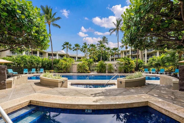 Ocean View Condo Near A-bay Beach And Golf - Hapuna Beach State Recreation Area, Waimea