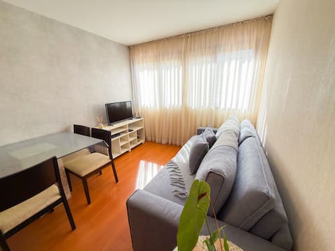 Top Airbnb: Ap Coração das Águas - Installments in 6x without interest in águas De Lindóia