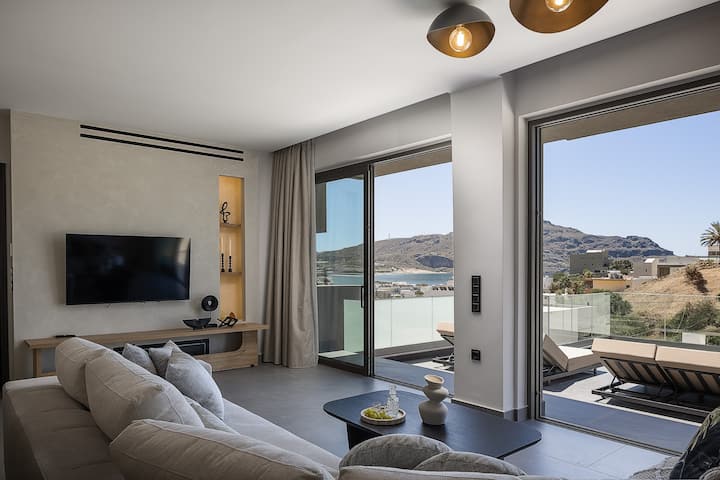 Sea View Villa • Private Pool, Walk To The Beach - Plakias