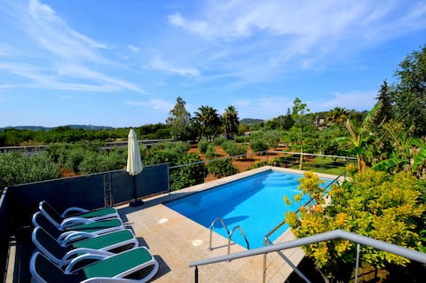 Propiedad de Airbnb exitosa: Farm with pool in Selva 6856282 en Selva
