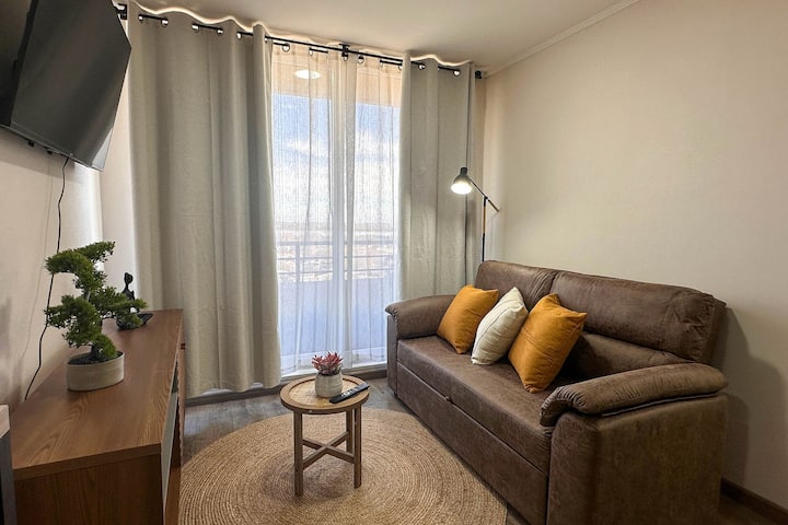 2d1b Apart With Free Parking, Laundry And Gym - Concepción