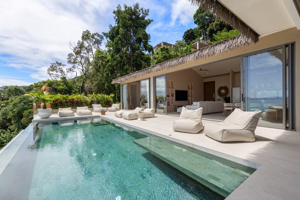 A sea-view villa above Bang Po, Mae Nam, Koh Samui, Thailand, photo 4 of 10