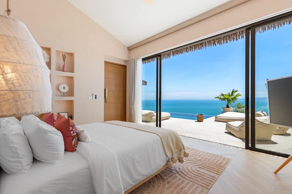 A sea-view villa above Bang Po, Mae Nam, Koh Samui, Thailand, photo 7 of 10
