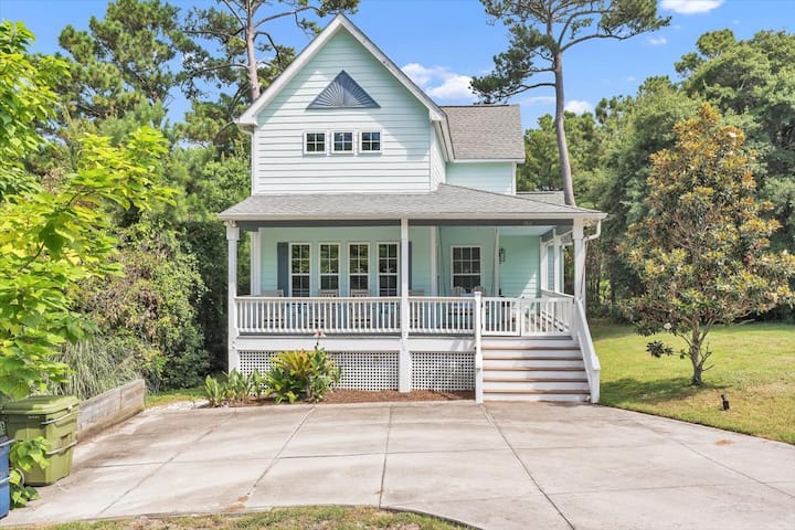 3br + Loft, Walk To Beach, Porch Swing & Dogs Ok - Emerald Isle, NC