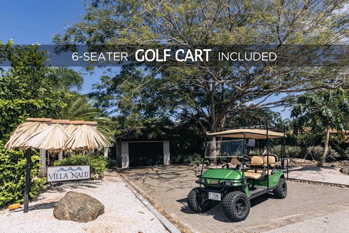 Villa Near Beach w/ Private Pool & Golf Cart