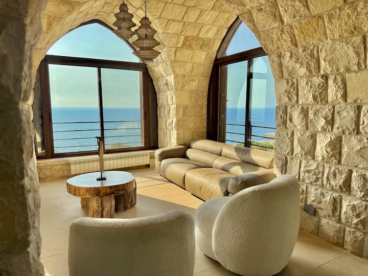 La Villa Marée - 5br, W/ Pool, Gym, Sauna - Lübnan