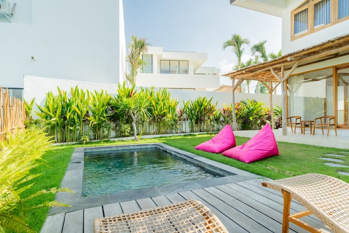Villa 3ch Canggu  Piscine, Baignoire & Jardin - オーストラリア