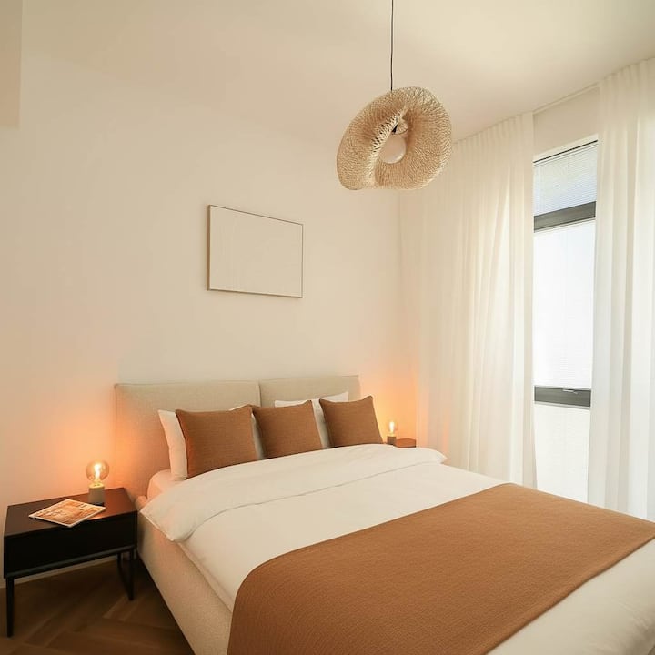 მინიმალისტური ელეგანტური საცხოვრებელი