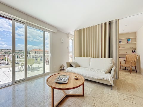 Successful Airbnb property: Cannes Penthouse • Sunny Terrace • Walk to Palais in Cannes