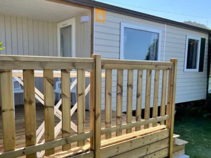Mobil Home Avec Terrasse Pour 6 Personnes - Brem-sur-Mer