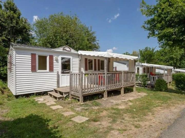 Mobil Home Avec Terrasse Pour 4 Personnes - Givrand