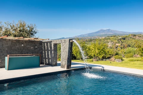 Villa White Oleander Etna and Pool