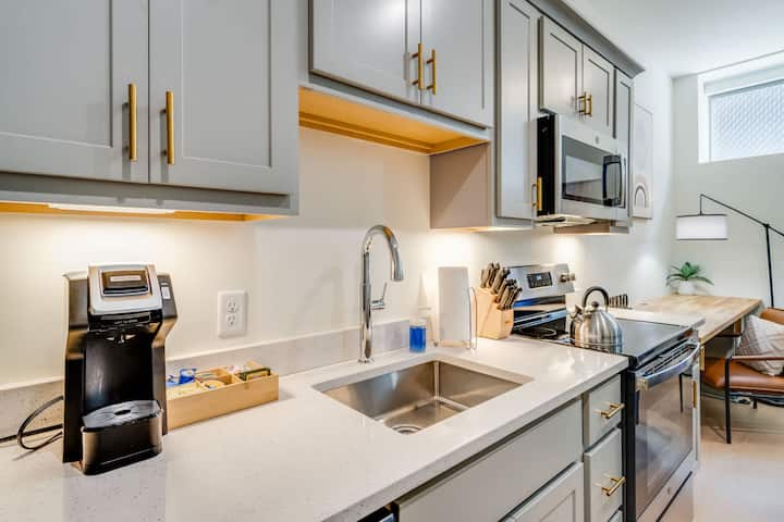 Cocina: tu lugar de referencia para una taza de café cálida y reconfortante para comenzar el día.