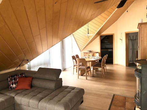 Spacious apartment (80 m²) with two balconies