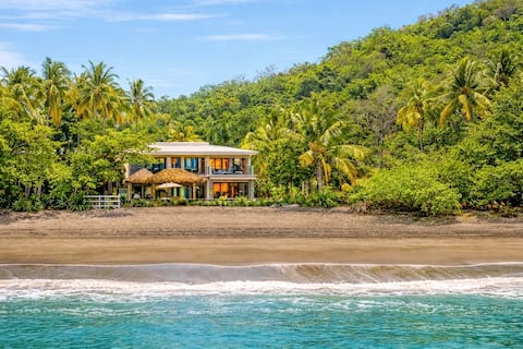 Beachfront Estate • Private Chef & Full Staff