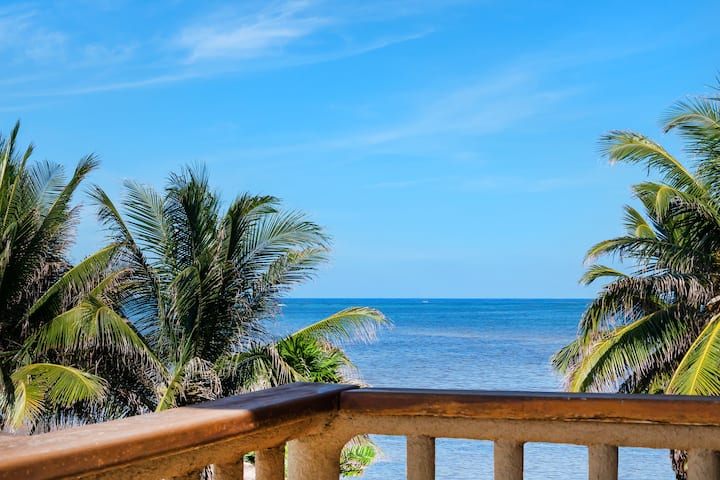 2BR Oceanfront Condo w/ Pools, Balcony + Views in San Pedro