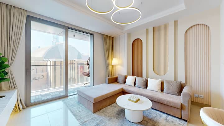 Burj Khalifa Views | Downtown Luxury 1 Bed Stay - Dubaï