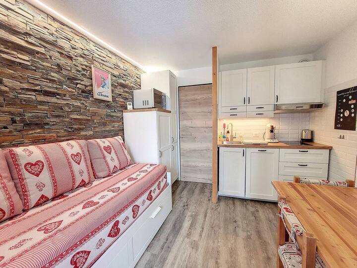Studio Coin Montagne Rénové Pour 6 Personnes - La Rosière