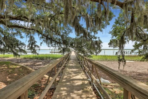 Gone Daufuskie-Waterfront Home with Golf cart