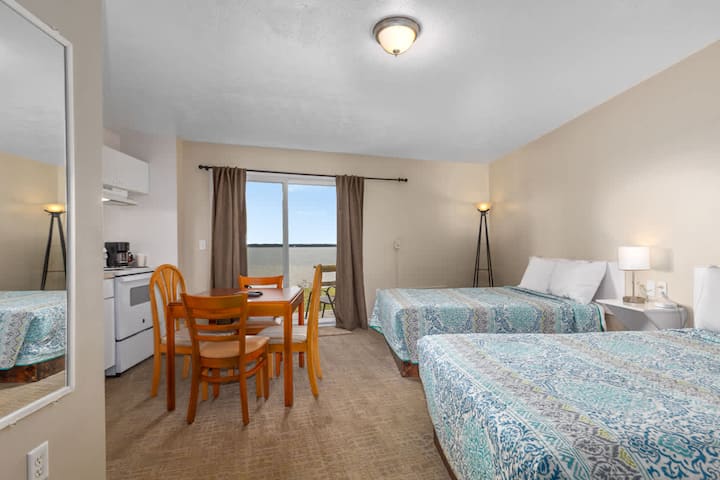 Two double beds