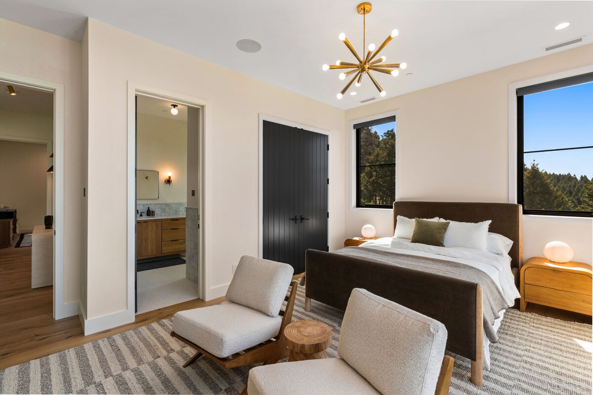 Habitación de invitados en la planta superior: cama doble doble