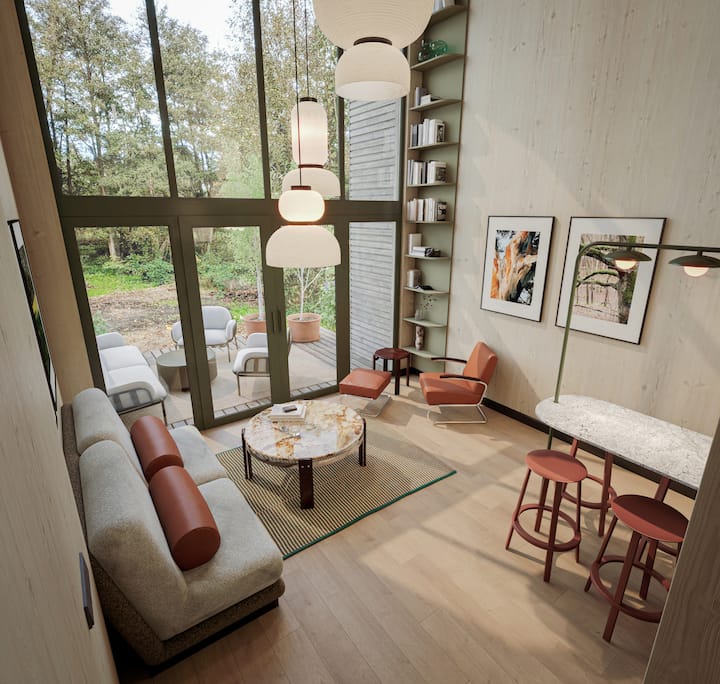 Chalet-de Luxe-salle De Bain Privée-terrasse-jacuz - Brandenburg