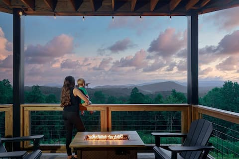 Mountain Moonlight at Saluda Mountain Retreats!