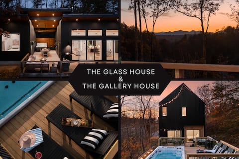 Luxe Asheville Retreats | Heated Pool + Hot Tubs
