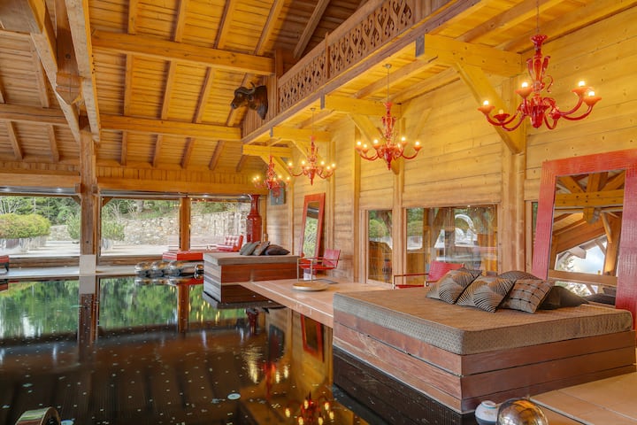 Exclusive Chalet: Cinema, Hammam, Gym, Spa, Pool - Flumet