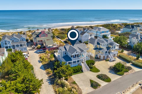 Walkable 6BR Oceanview Dog Friendly | Private Pool