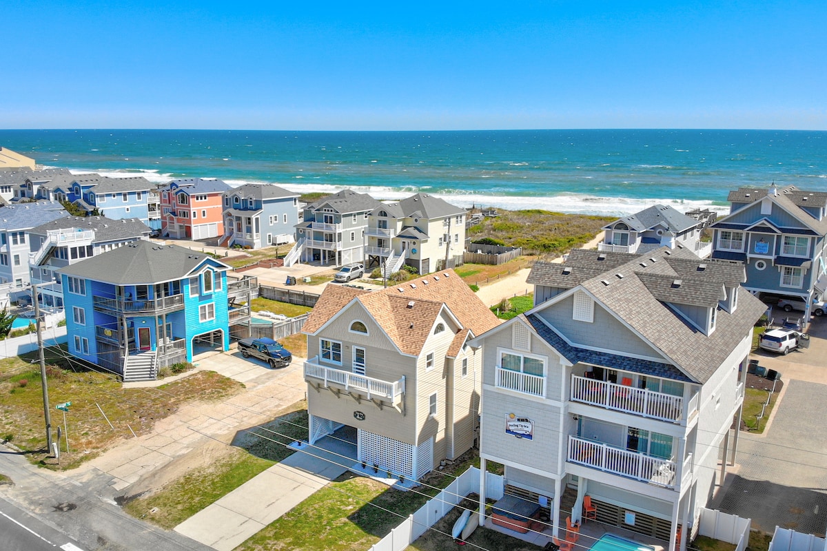 5BR Oceanview | Private Pool | Hot Tub | Balcony