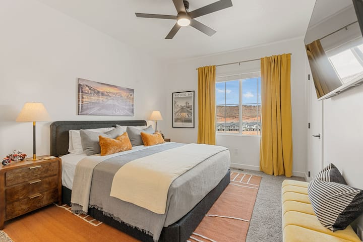 غرفة نوم كبيرة