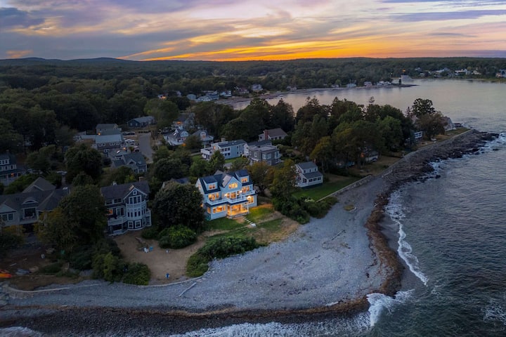 Oceanfront Home w/ Semi-Private Beach • Sleeps 12