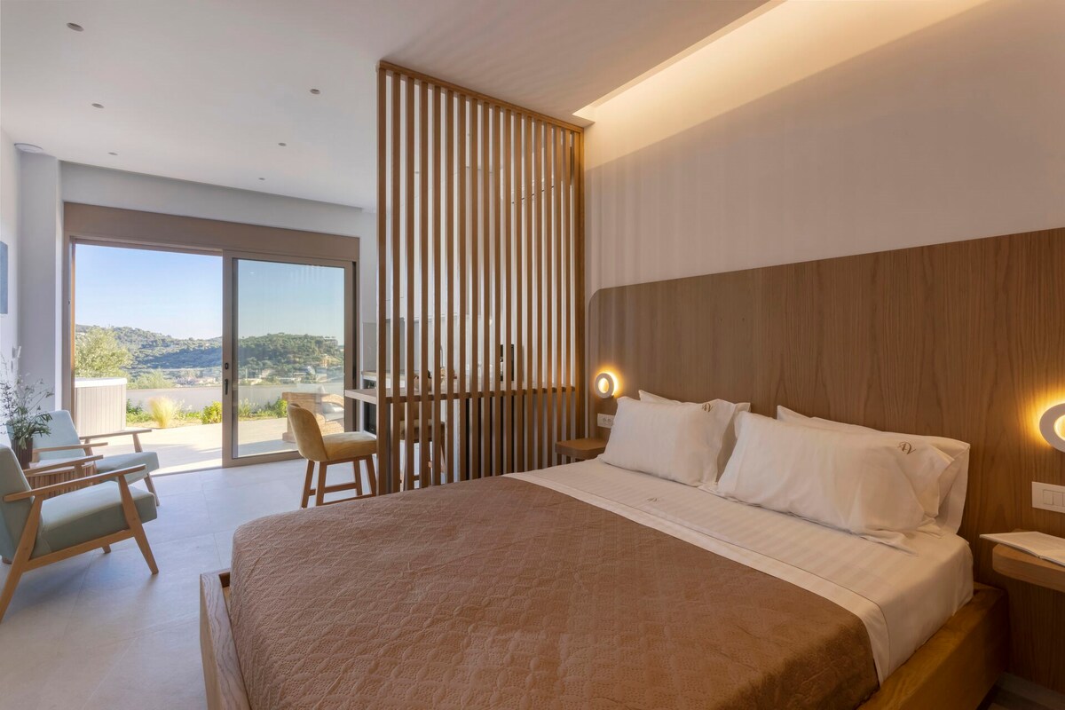 El dormitorio de la suite de invitados, una doble (dormitorio 5).